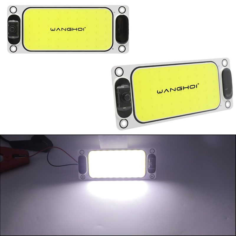 Cob In Car Reading Light Lit Effect White-light effect reference from the supplied source image.