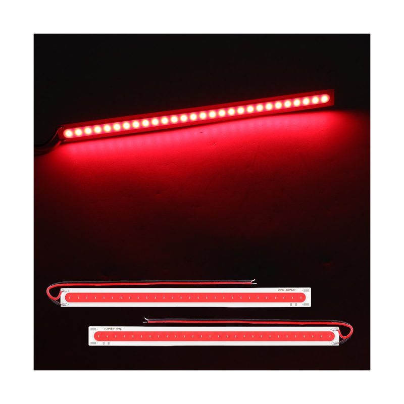 COB LED strip board interior light red effect
