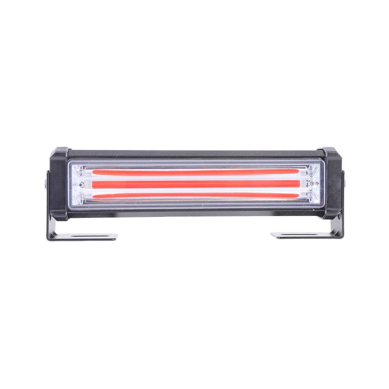 Cob Red Blue Led Grille Strobe Warning Light Kit 02 Cob Grille Red Bar Red COB LED grille strobe warning light bar