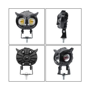Compact Owl Led Motorcycle Spotlight Main Compact Owl LED Motorcycle Spotlight 8V-80V