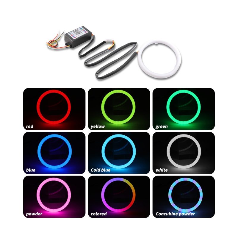 Cotton Light Rgb Angel Eye Halo Ring 90 120Mm 05 Cotton Rgb Halo Color Modes Color references for cotton light RGB angel eye halo ring
