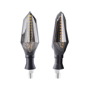 Diamond Arrow Motorcycle LED DRL Turn Signal Pair multi-view product reference