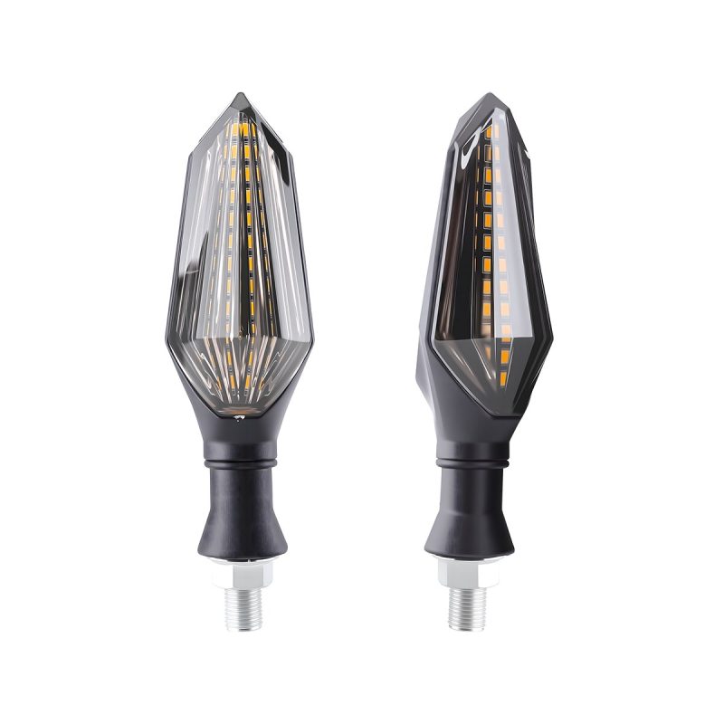 Diamond Arrow Motorcycle LED DRL Turn Signal Pair multi-view product reference