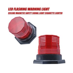Diamond magnetic LED beacon warning light angle view