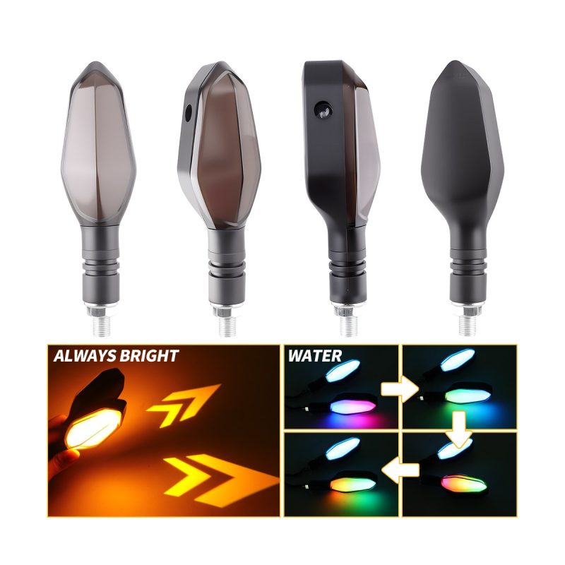 Diamond Rgb Motorcycle Led Drl Turn Signal 05 Diamond Rgb Motorcycle Led Drl Turn Signal 05 Diamond RGB Motorcycle LED DRL Turn Signal Pair effect reference