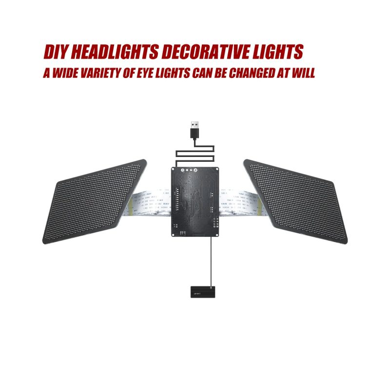 DIY Headlight Decorative LED Panel Kit