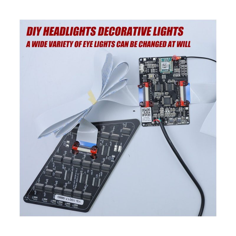 Wiring reference for DIY headlight decorative LED panel kit