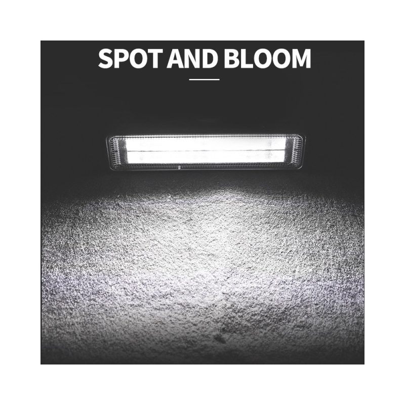 Double Row 28 Led One Line Work Light Spot Bloom Spot and bloom light reference from the supplied product graphics.