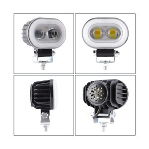 Multi-view reference for dual-bead motorcycle horn LED auxiliary light