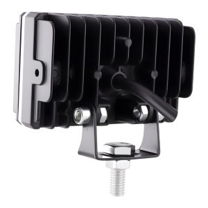Dual Bead Rgb Demon Eye Led Work Light Rear Heat Sink Rear view showing the heat-sink housing and mounting bracket structure.