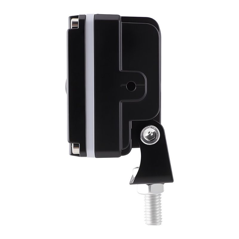 Dual Bead Rgb Demon Eye Led Work Light Side Profile Side profile view showing compact housing depth and bracket position.