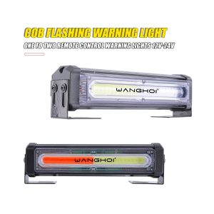 Dual-Color Linear COB LED Warning Light Bar Options