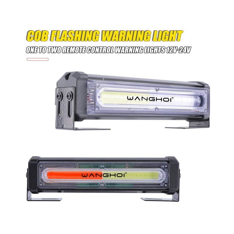 Dual Color Linear Cob Led Warning Light Bar Options 01 Linear Cob Red Blue White Main Dual-Color Linear COB LED Warning Light Bar Options