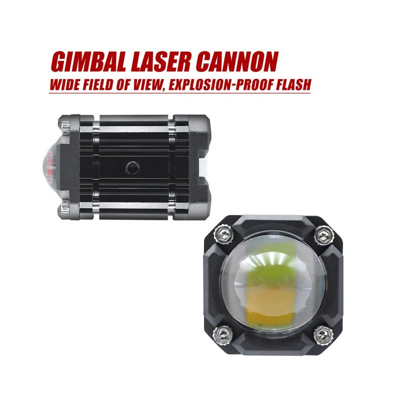 Dual Color Motorcycle Laser Cannon Auxiliary Spotlight 02 Dual Moto Rear Dual-color motorcycle laser cannon auxiliary spotlight rear housing view