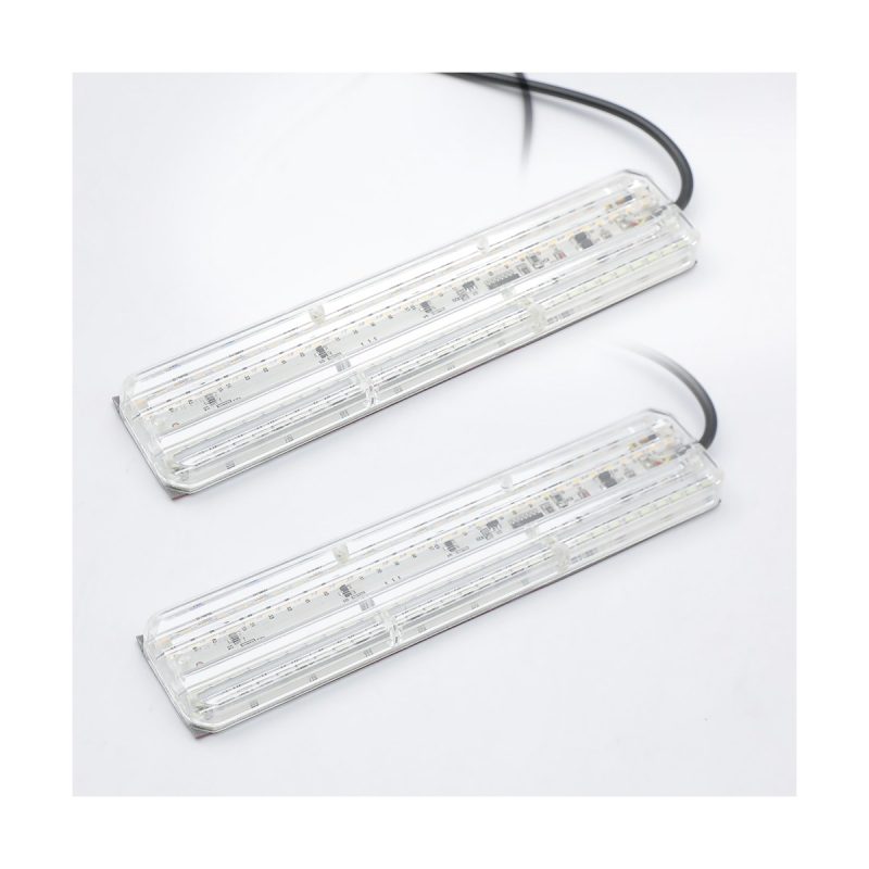 Pair reference for dual-color motorcycle LED turn signal bar