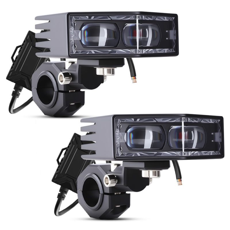 Dual Head Led Spotlight Work Light Main Dual Head LED Spotlight Work Light 12V-24V IP68