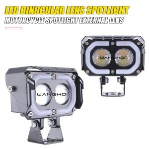 Dual Lens Binocular Led Motorcycle Spotlight Main Dual-Lens Binocular LED Motorcycle Spotlight 12V-24V IP67