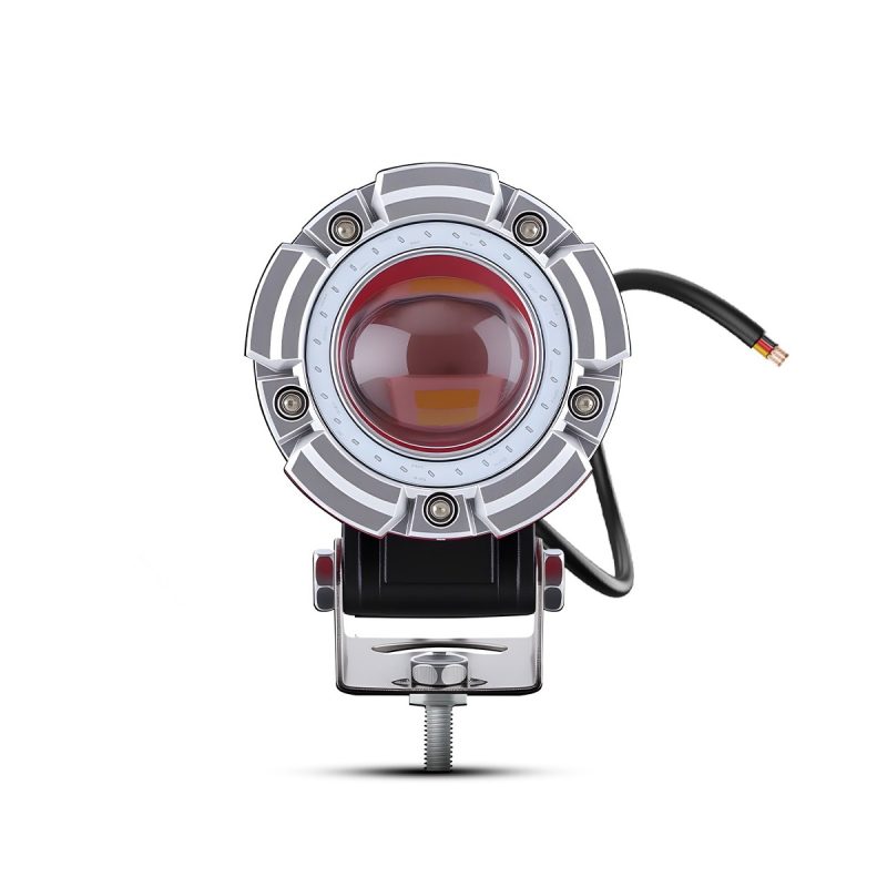 Dual Lens Demon Eye Projector Work Light Shape Series 02 Dual Demon Round Dual-lens demon eye projector work light round style