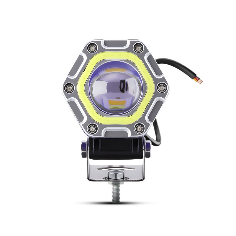 Dual Lens Demon Eye Projector Work Light Shape Series 04 Dual Demon Hexagon Dual-lens demon eye projector work light hexagon style