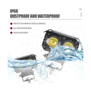 Dual Lens Devil Eye Small Steel Cannon Ip68 Waterproof Reference Source image reference for IP68 dustproof and waterproof positioning.