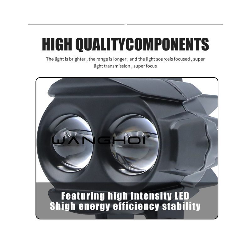 Component detail reference showing dual lens and housing structure.
