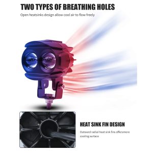 Heat-sink and airflow reference from the supplied detail graphic.