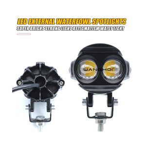 Dual Lens External Waterfowl Led Motorcycle Spotlight Main Dual Lens External Waterfowl LED Motorcycle Spotlight