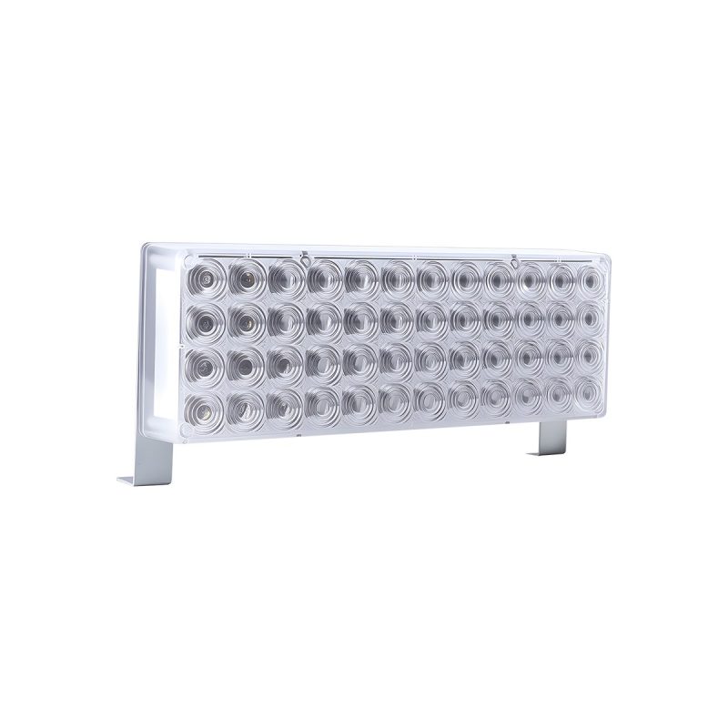 Dual Panel Led Flash Warning Light Cigarette Lighter Kit 03 Dual Panel Flash Top Top view of dual-panel LED flash warning light kit