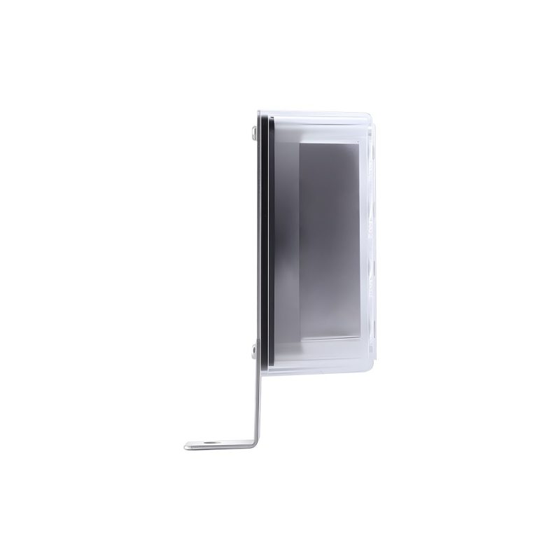 Dual Panel Led Flash Warning Light Cigarette Lighter Kit 04 Dual Panel Flash Side Side view of dual-panel LED flash warning light kit