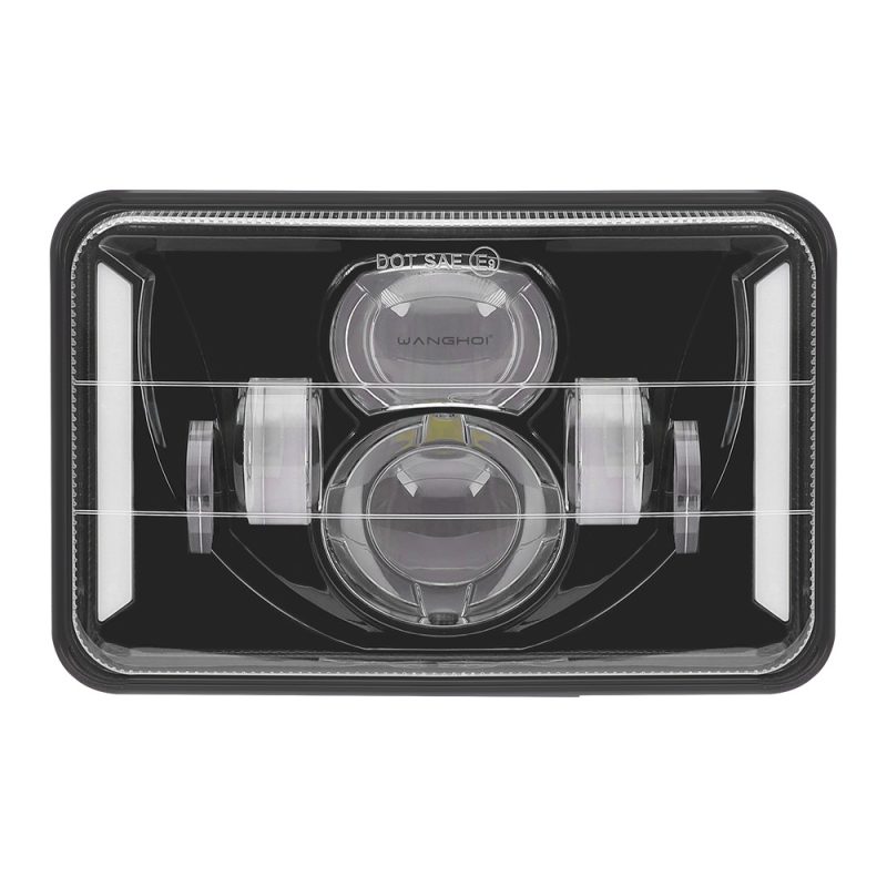 Dual Projector Straight Bar 7 Inch Square Led Headlight Main Dual-Projector Straight-Bar 7 Inch Square LED Headlight 12V-24V IP68