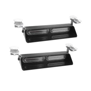 Dual Suction-Cup LED Strobe Warning Light Kit