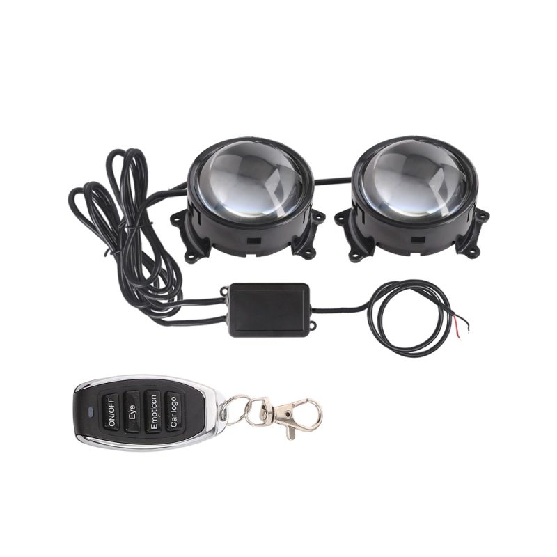 Dynamic Devil Eye LED Headlight Projector Pair