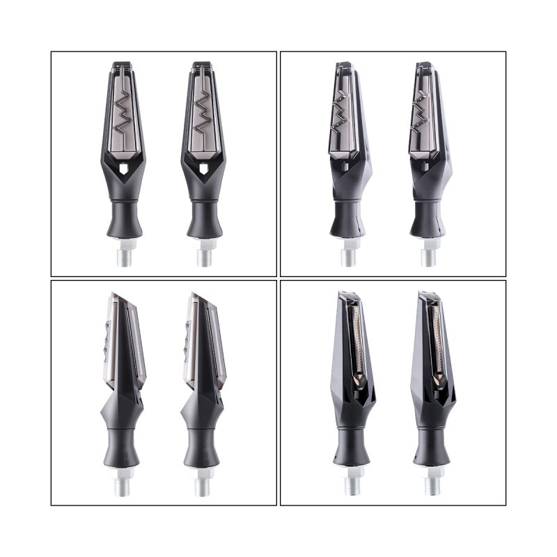 Electric Current Arrow Motorcycle Led Drl Turn Signal 05 Multi Angle Product Grid Product-only grid with multiple viewing angles.