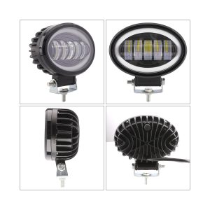 Elliptical Five-Eye LED Work Light multi view reference