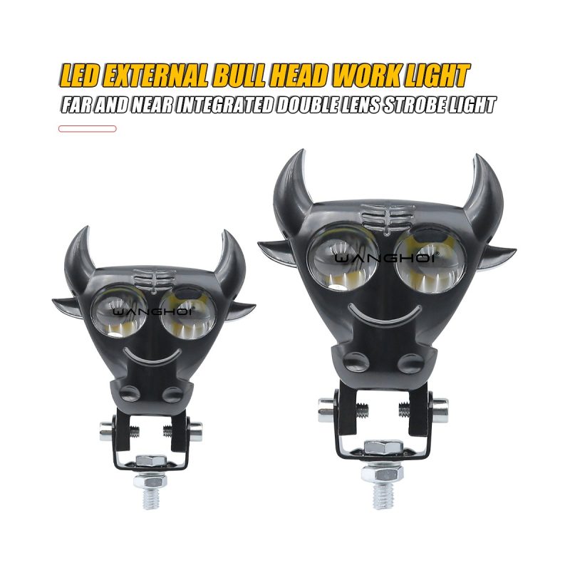 External Bull Head Led Motorcycle Work Light Main External Bull Head LED Motorcycle Work Light 12V-60V