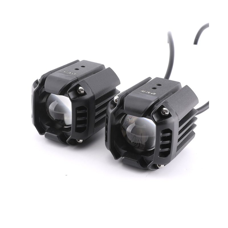 External Single-Eye LED Spotlight Pair side profile reference