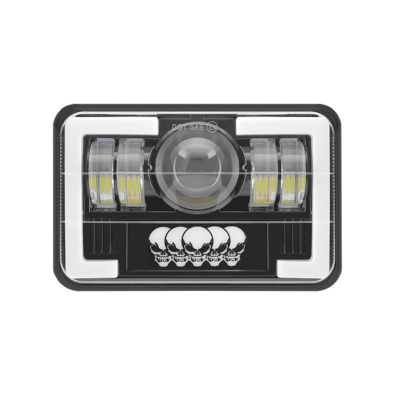 Five Bead Face Pattern 7 Inch Square Led Headlight 02 Five Bead Face Pattern 7 Inch Square Led Headlight 02 Five-Bead Face-Pattern 7 Inch Square LED Headlight alternate front reference
