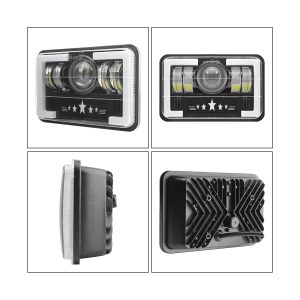 Five Bead Star Pattern 7 Inch Square Led Headlight 04 Five Bead Star Pattern 7 Inch Square Led Headlight 04 Five-Bead Star-Pattern 7 Inch Square LED Headlight product angle reference