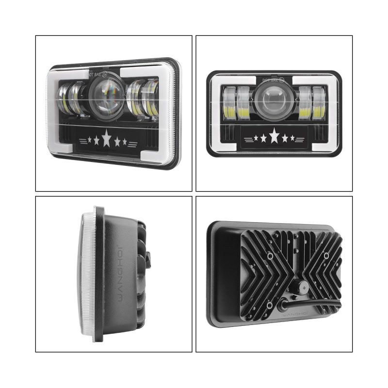 Five Bead Star Pattern 7 Inch Square Led Headlight 04 Five Bead Star Pattern 7 Inch Square Led Headlight 04 Five-Bead Star-Pattern 7 Inch Square LED Headlight product angle reference