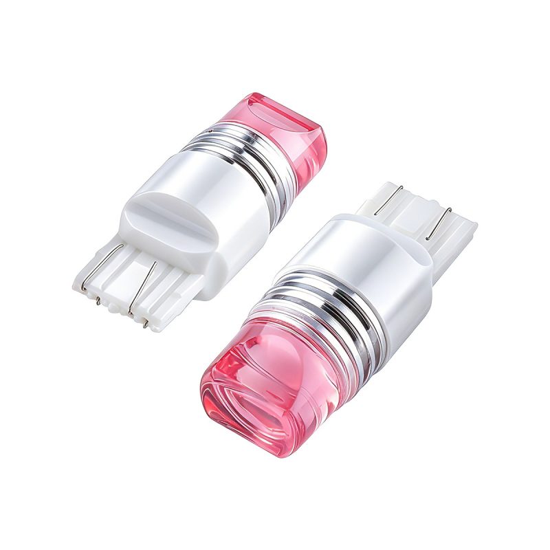 Flat Lens Led Brake Position Bulb 1156 1157 7443 03 Flat Wedge Angle Flat lens wedge LED brake position bulb angle view