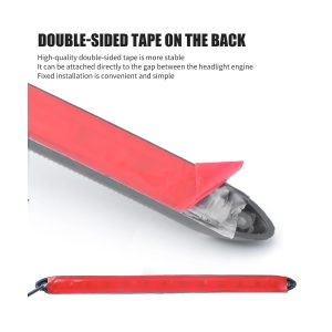 Flexible Tri Color Led Daytime Running Light Strip 03 Tri Drl Adhesive Flexible tri-color LED daytime running light strip adhesive tape backing