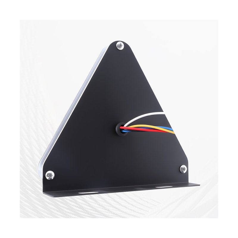 Flowing triangle LED warning strobe light rear wiring view