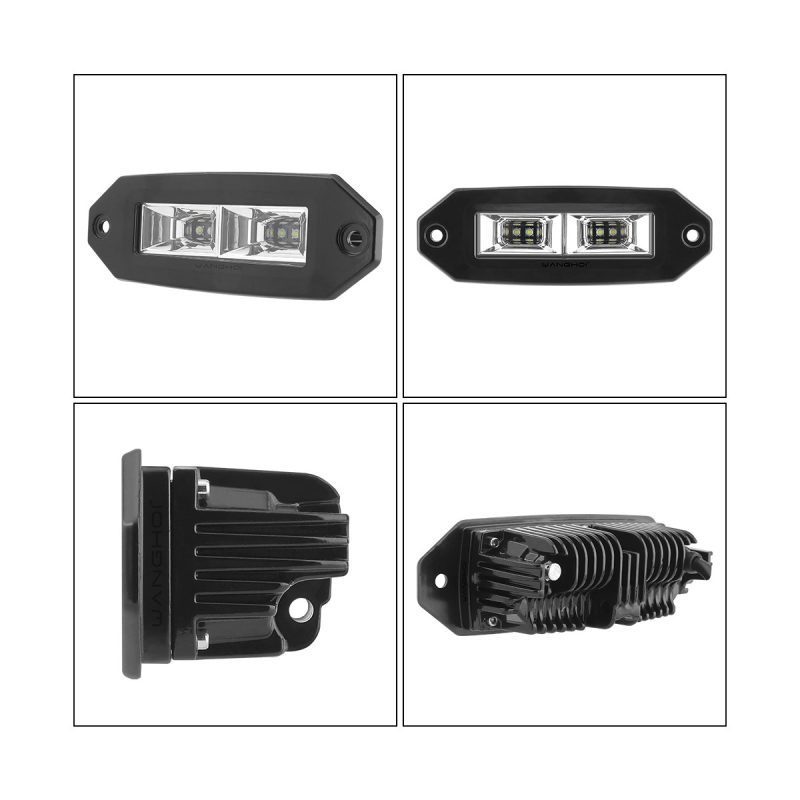 Flush-Mount Linear Projector LED Work Light multi-view reference
