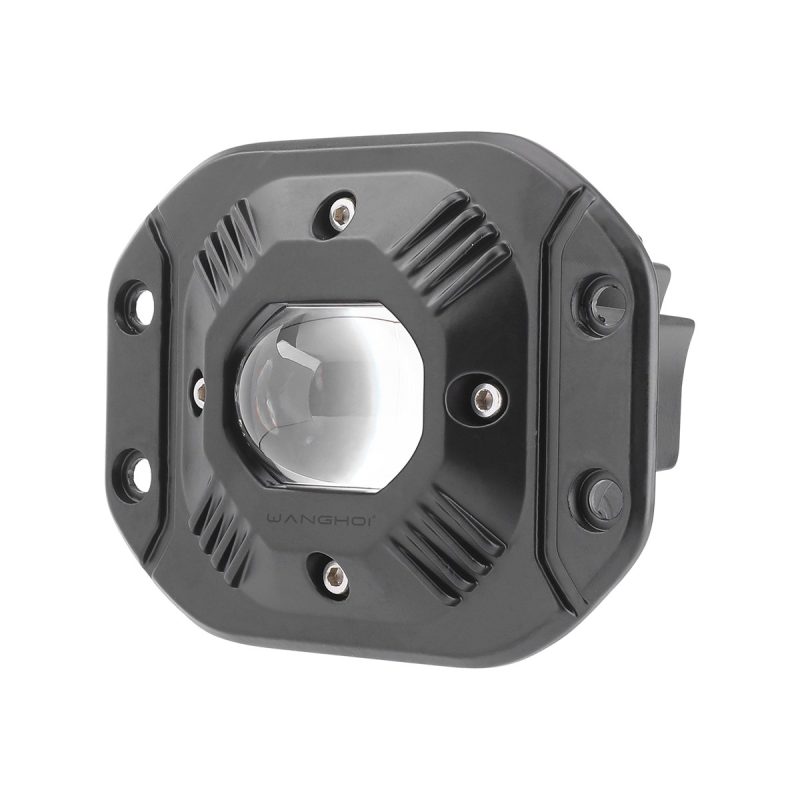 Flush-Mount Single-Bead LED Work Light clear lens reference