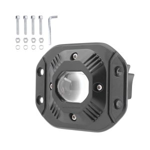 Flush-Mount Single-Bead LED Work Light kit hardware reference
