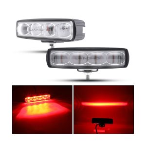 Forklift Led Slot Warning Light 02 Forklift Slot Red Forklift LED slot warning light red effect