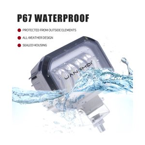 Source waterproof graphic showing IP67 reference; confirm final test documentation by batch when required.