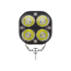 Four Leaf Clover Led Work Light Color Options 02 Clover White Front White lens four-leaf clover LED work light front view