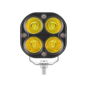 Four Leaf Clover Led Work Light Color Options 03 Clover Yellow Front Yellow lens four-leaf clover LED work light front view