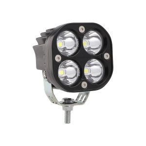 Four Leaf Clover Led Work Light Color Options 04 Clover White Angle Angle view of four-leaf clover LED work light